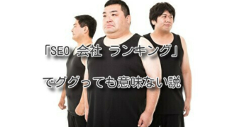 「SEO 会社 ランキング」でググっても意味ない説