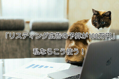リスティング広告の予算が100万円。私ならこう使う