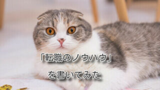 「転職のノウハウ」を書いてみた