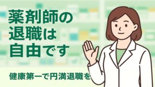 薬剤師の退職は自由です