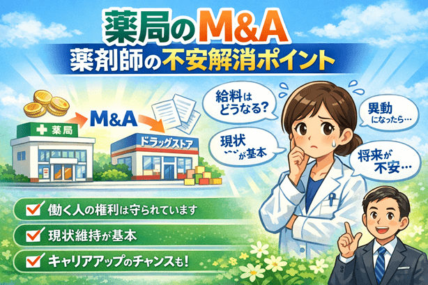 薬局のM&Aって怖い？